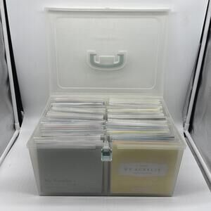 LOT Of 50 - Close To My Heart STAMPS W/ CTMH Storage Case HUGE LOT